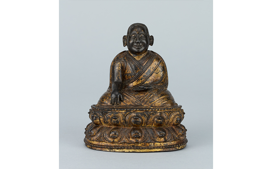 Lama Zhang (1123–1193); Tibet; 14th century; bronze; 4 1/4 x 3 3/4 x 2 3/4 in. (10.8 x 9.5 x 7 cm); Jacques Marchais Museum of Tibetan Art; 85.04.0650; photograph by David De Armas