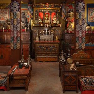 The Tibetan Buddhist Shrine Room