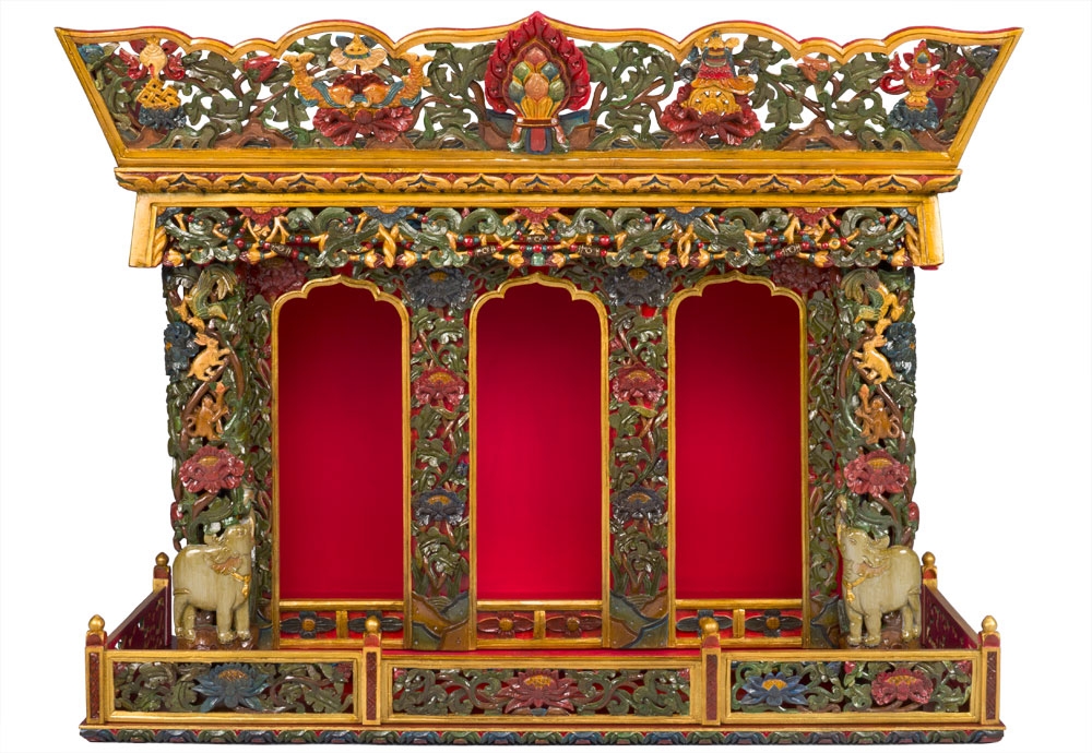 Tibetan Shrine Cabinet