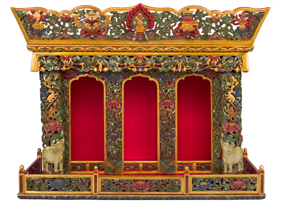 Tibetan Shrine Cabinet (Chosham)