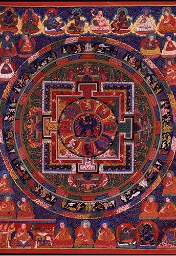 Nine-deity Hevajra Mandala