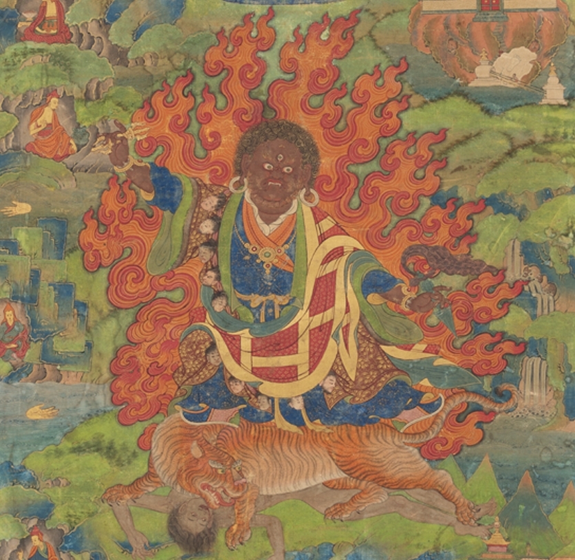 Dorje Drolo, One of Eight Manifestations of Padmasambhava (detail)