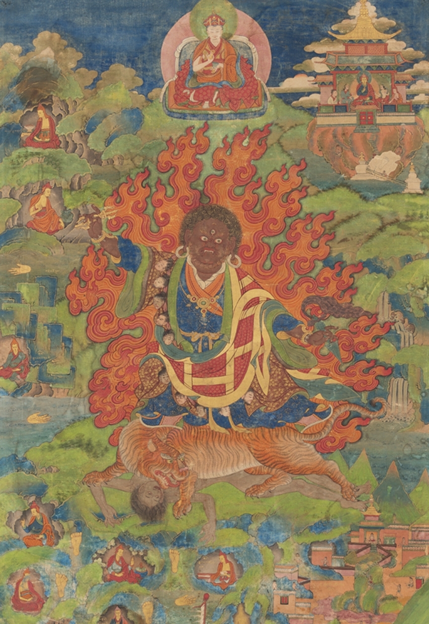 Dorje Drolo, One of Eight Manifestations of Padmasambhava (detail)