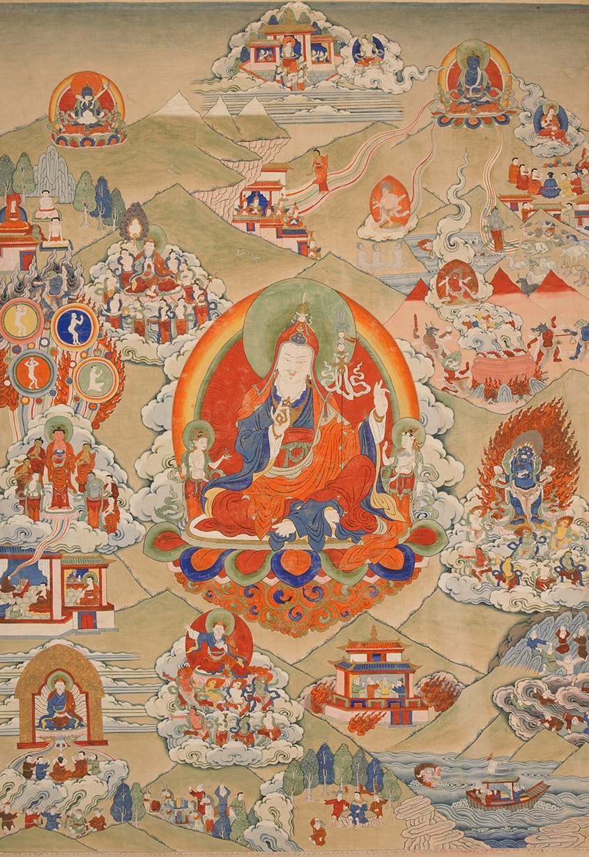 Detail of Padmasambhava: Transference of Consciousness