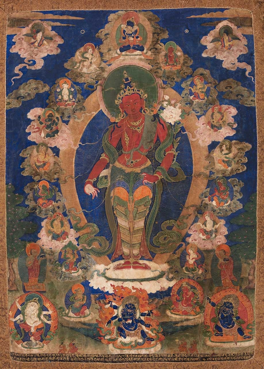 Red Avalokiteshvara, the all-seeing lord of the world