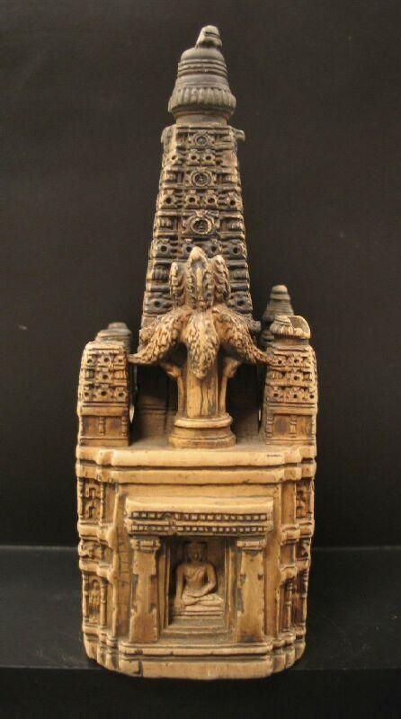 Model of the Mahabodhi Temple