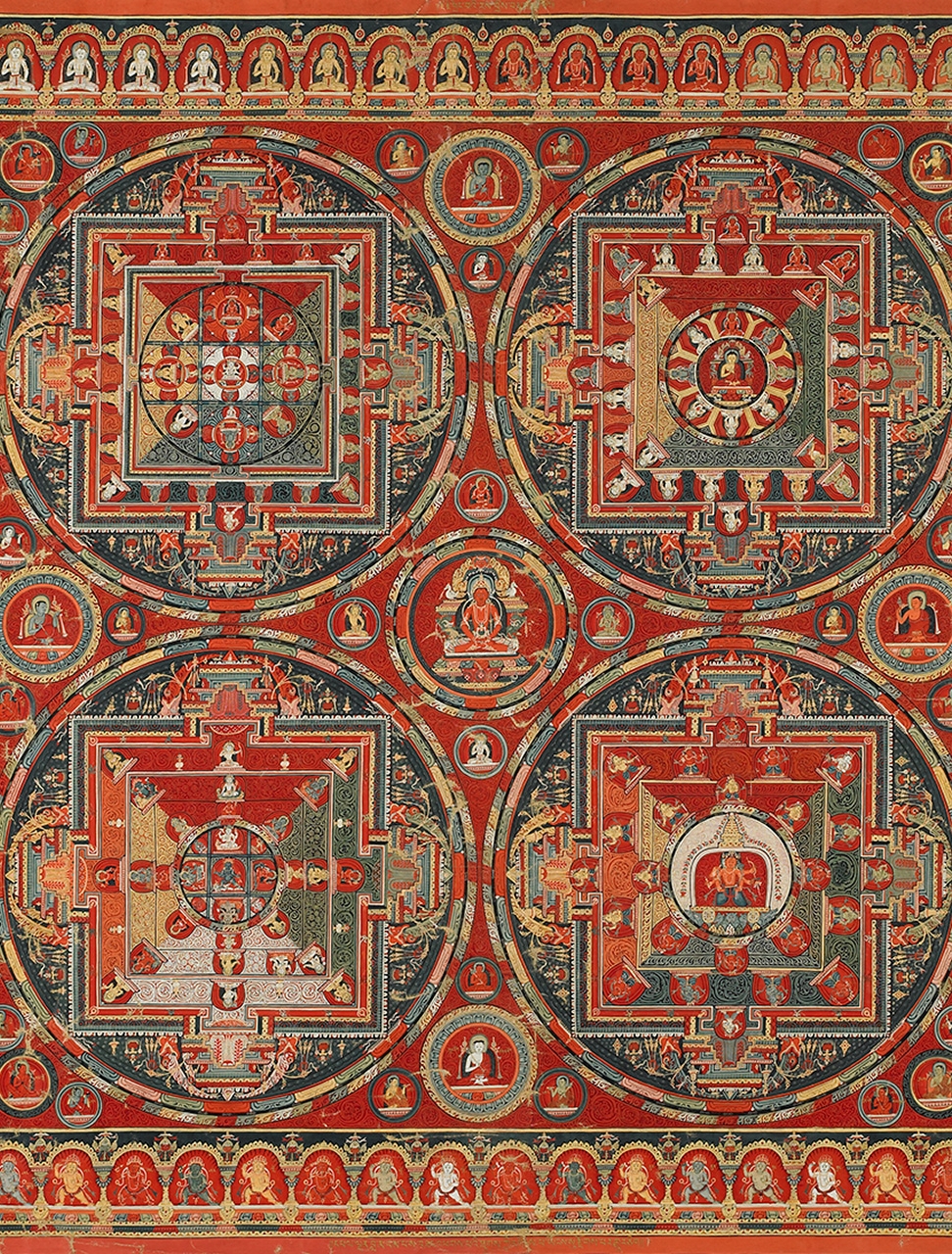 Four Mandalas of the Vajravali Cycle