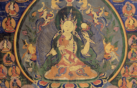 Sherab Chamma, “Loving Mother Of Wisdom”; Tibet; 19th century; pigments on cloth; Rubin Museum of Art; C2005.4.7(HAR: 65397)