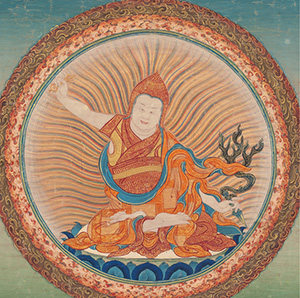 Lama Jatson Nyingpo (1585–1656); Eastern Tibet; 19th century; pigments on cloth; Rubin Museum of Art; Gift of Shelley and Donald Rubin; C2006.66.556 (HAR 1035).